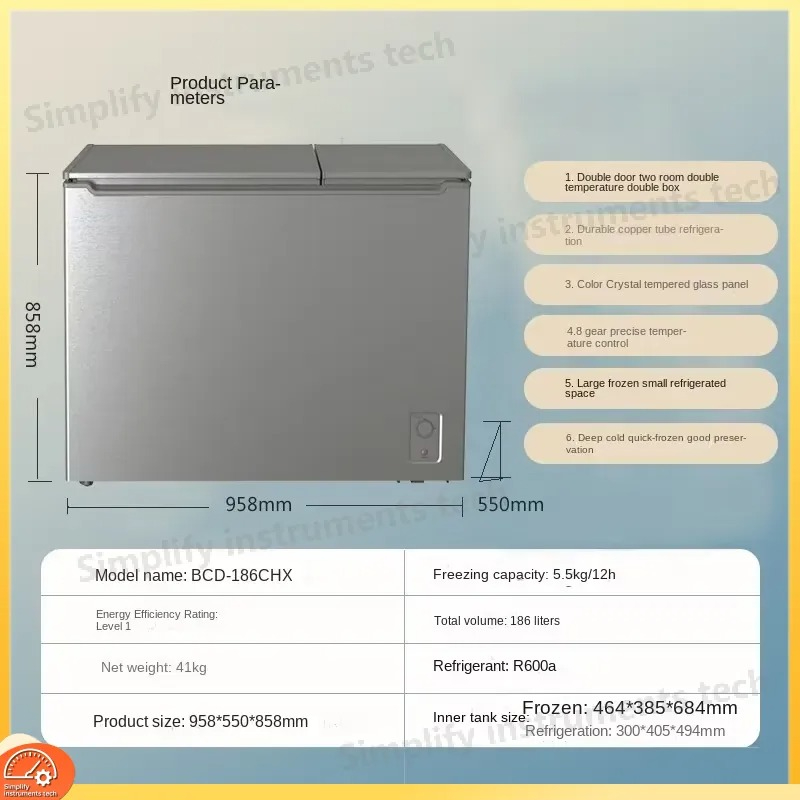 Großer Gefrierschrank mit Dopp – Commercial Chest Freezer Bewertung und Preis